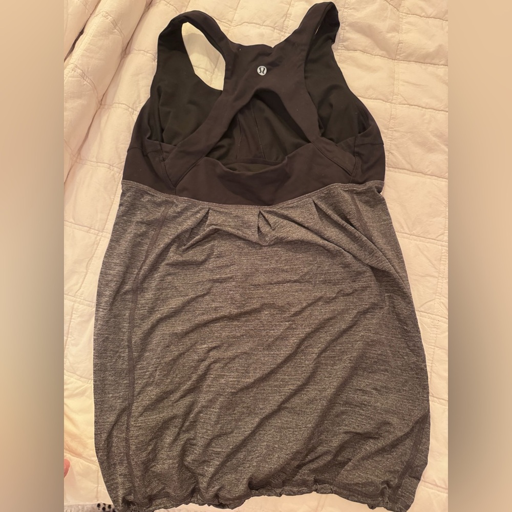 Lululemon Black and Gray Dress